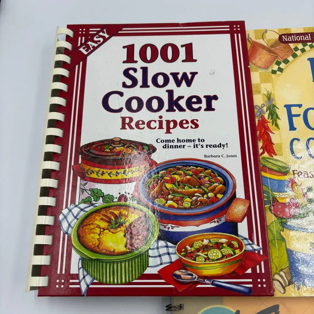 Lot 3 Slow Cooker Cookbooks Fix-It and Forget-It Cookbook 1001 101 Recipes